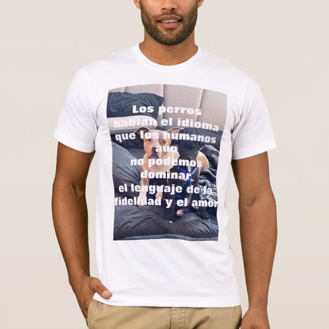 lenguaje de los perros T-Shirt (Front)