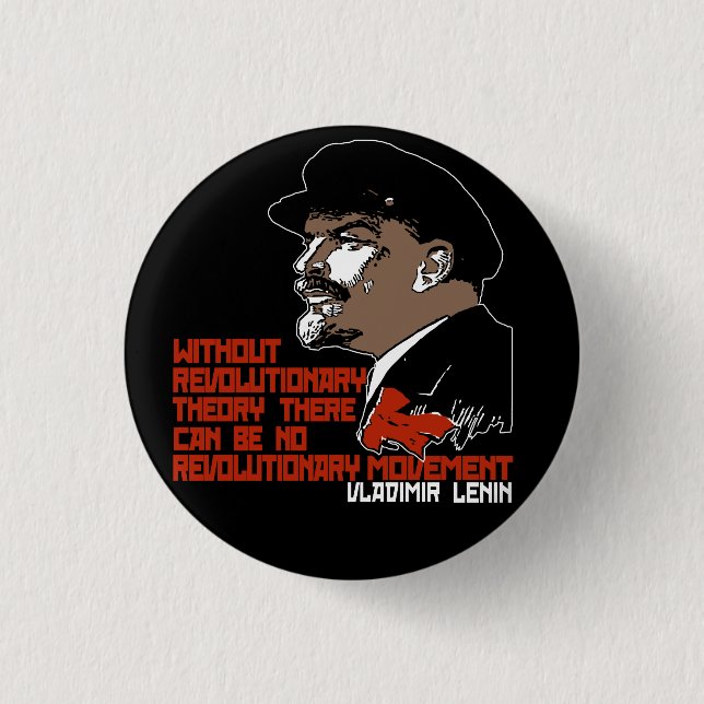 LENIN 3 CM ROUND BADGE (Front)