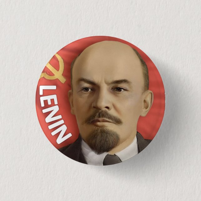 "LENIN" Button (Front)