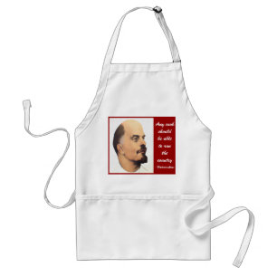 Lenin Cooks Rule Gift Apron