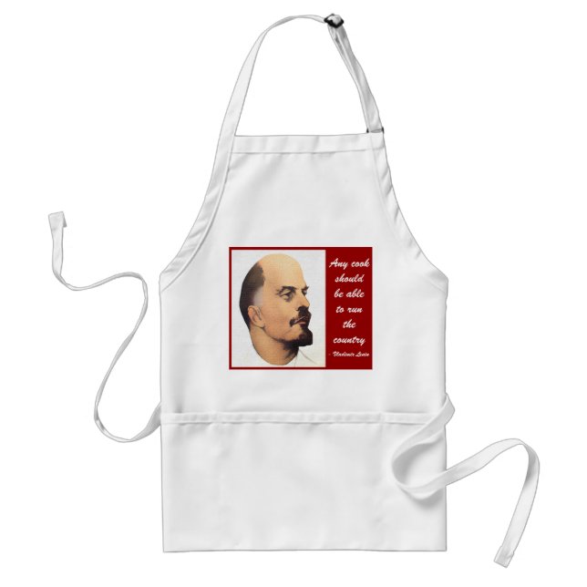Lenin Cooks Rule Gift Apron (Front)