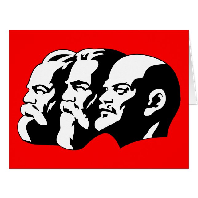 Lenin, Marx, Engels, Soviet Union, Communism (Front Horizontal)