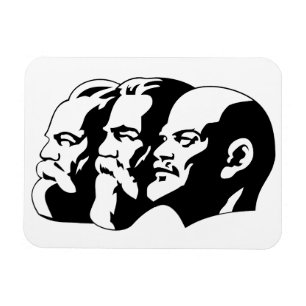 Lenin, Marx, Engels, Soviet Union, Communism Magnet