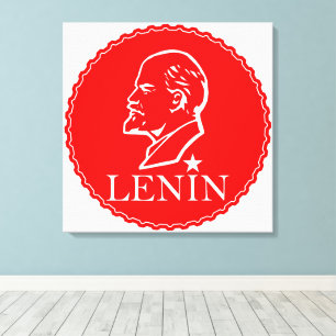 Lenin, USSR, CCCP, Soviet Union, Communism Canvas Print