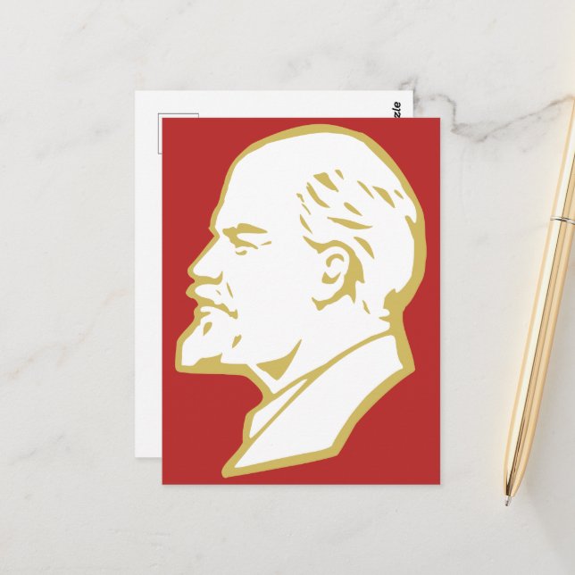 Lenin, USSR, CCCP, Soviet Union, Communism Postcard (Front/Back In Situ)