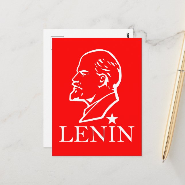 Lenin, USSR, CCCP, Soviet Union, Communism Postcard (Front/Back In Situ)