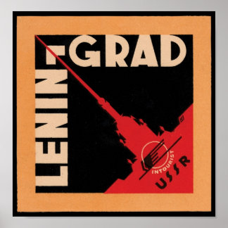 Leningrad Travel Poster