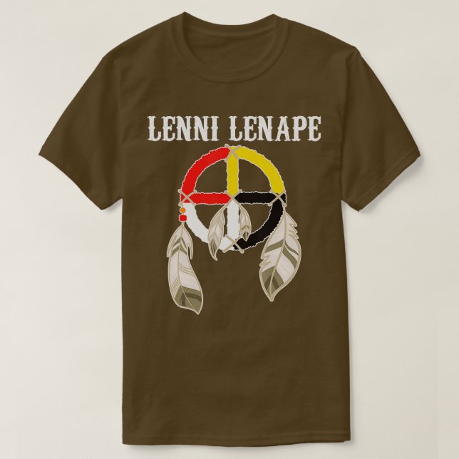 Lenni Lenape Delaware Native American Indians Medi T-Shirt (Design Front)
