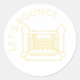 Lennon Bounce House "Let's Bounce" Sticker