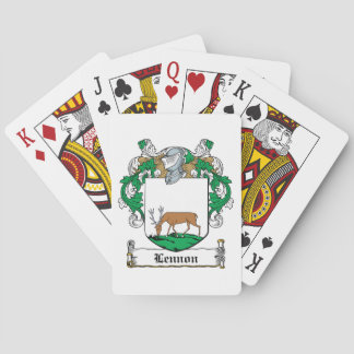 Lennon Family Crest Playing Cards