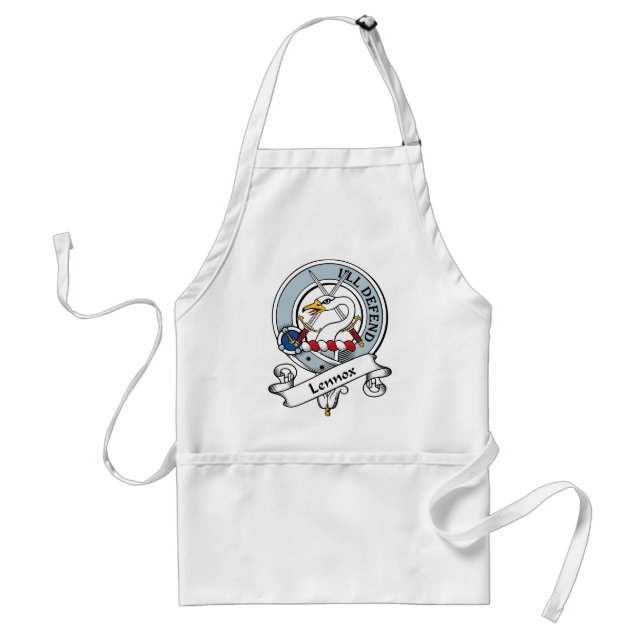 Lennox Clan Badge Standard Apron (Front)