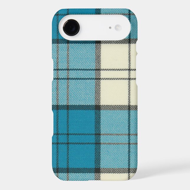 Lennox Dress Turquoise Tartan iPhone 4/4S Case-Mat Case-Mate iPhone Case (Back)