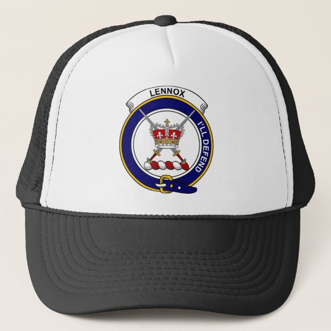 Lennox (of Kincaid) Clan Badge Trucker Hat (Front)