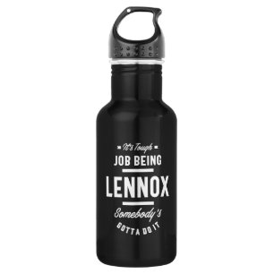 Lennox Personalised Name Birthday 532 Ml Water Bottle
