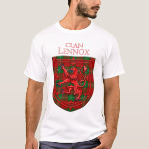 Lennox Tartan Scottish Plaid Lion Rampant T-Shirt