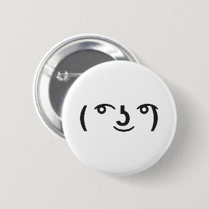 Lenny face memes ( ͡° ͜ʖ ͡°)  Text Emoji 6 Cm Round Badge
