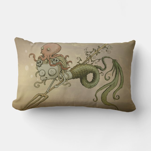 Lenore Mermaid Lumbar Cushion (Front)