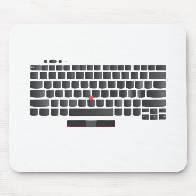 Lenovo Thinkpad keyboard layout T-Shirt (Edit) Mouse Pad (Front)