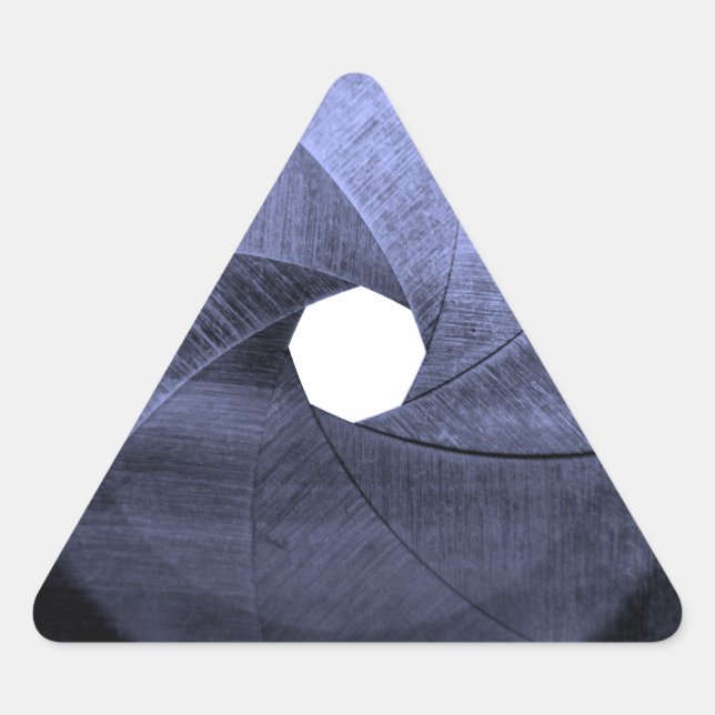 lens aperture blades triangle sticker (Front)