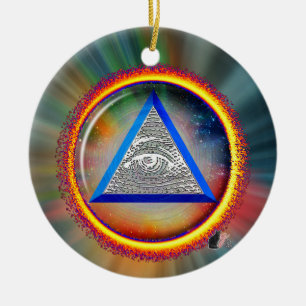 Lens of Providence Ceramic Tree Decoration