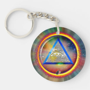Lens of Providence Key Ring