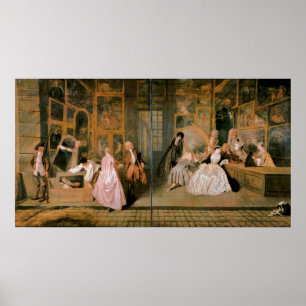 L'Enseigne de Gersaint, 1720 Poster