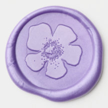Lenten Rose Floral Wax Seal Sticker