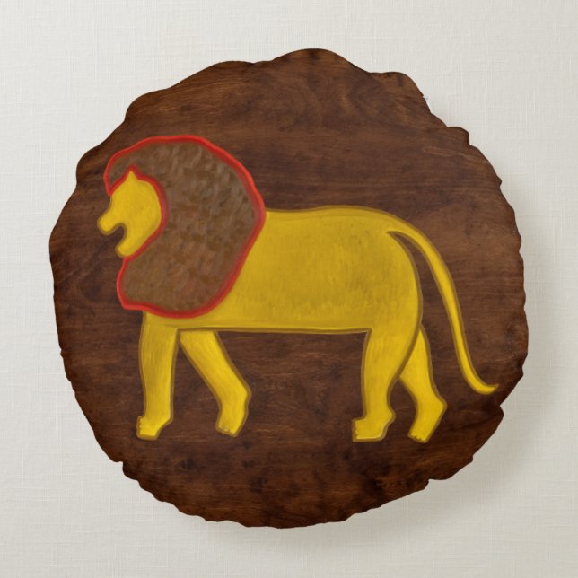 Leo 2008 round cushion (Back)