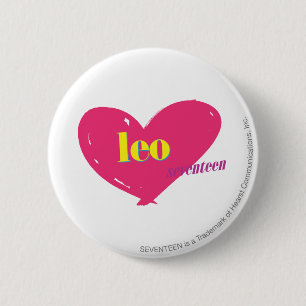 Leo 6 Cm Round Badge
