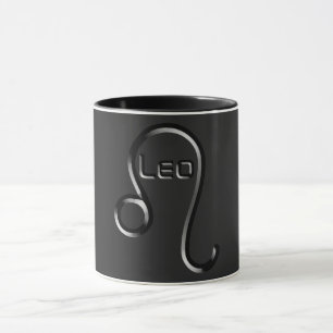 LEO, Abstract Design of the Zodiac Sign, Mug