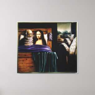 Leo and Mona Canvas Print