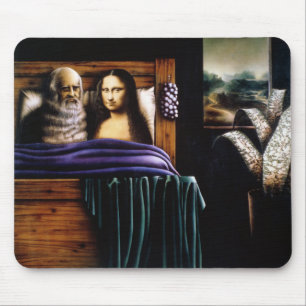 Leo and Mona Mouse Pad