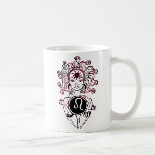 Leo Art Deco Lady Coffee Mug