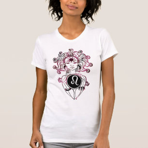 Leo Art Deco Lady T-Shirt