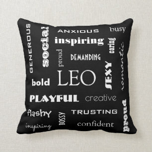 Leo Astrological Cushion