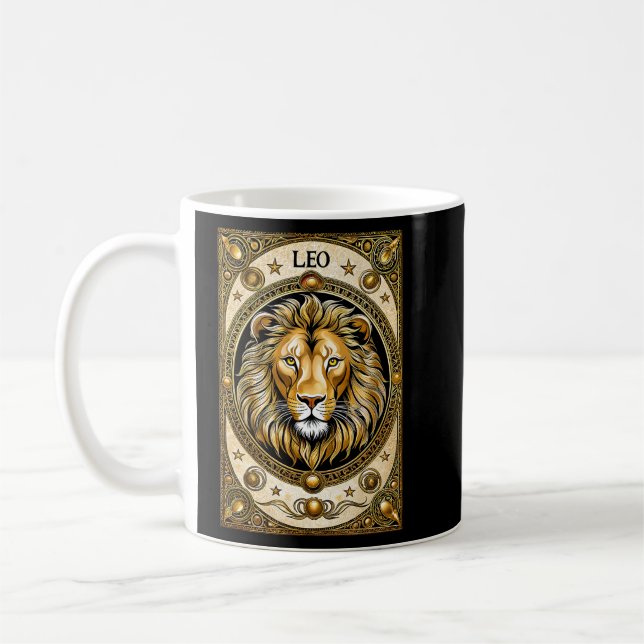 Leo astrological Zodiak sign Coffee Mug (Left)