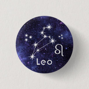 Leo Badge, Zodiac Horoscope Badge