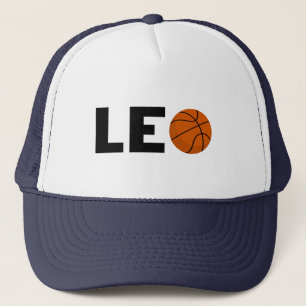 Leo Basketball Trucker Hat