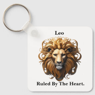 Leo Birth Sign, Lion, Ruled By The Heart, Key Ring