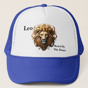 Leo Birth Sign, Lion, Ruled By The Heart, Trucker Hat