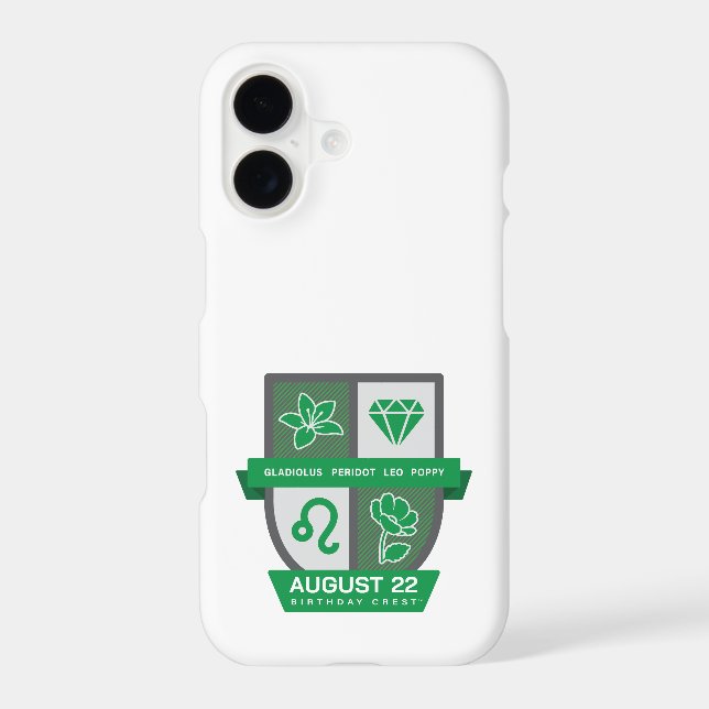 Leo Birthday Crest™ for August 1-22 (Back)