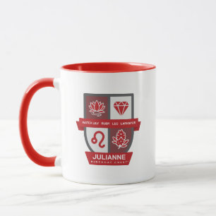Leo Birthday Crest™ for July 23-31 Mug