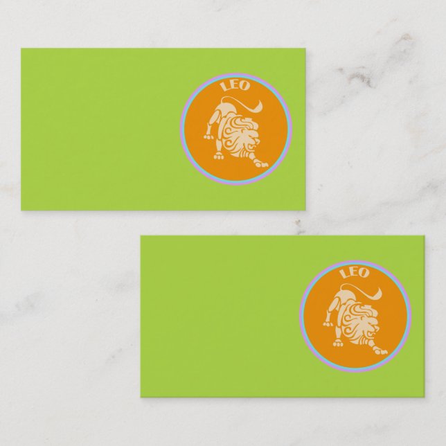 Leo Business Card (Front/Back)
