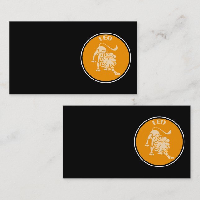 Leo Business Card (Front/Back)