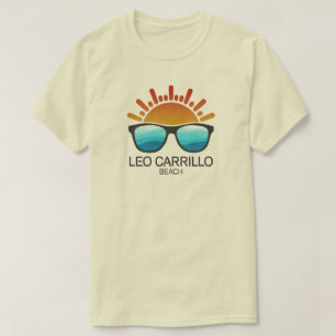 Leo Carrillo Beach California Sunglasses T-Shirt