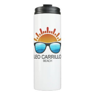 Leo Carrillo Beach California Sunglasses Thermal Tumbler