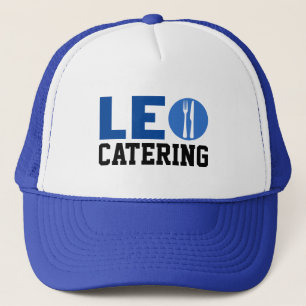 Leo catering trucker hat