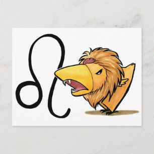 Leo Chicken Postcard