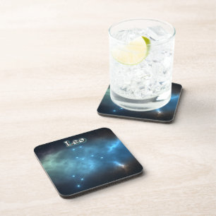Leo constellation coaster