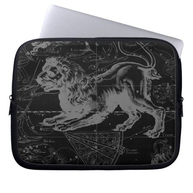 Leo Constellation Hevelius 1690 July23 - August 22 Laptop Sleeve (Front)